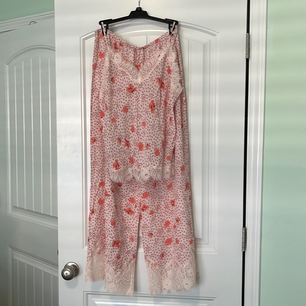 Victoria’s Secret lace trimmed pajama set